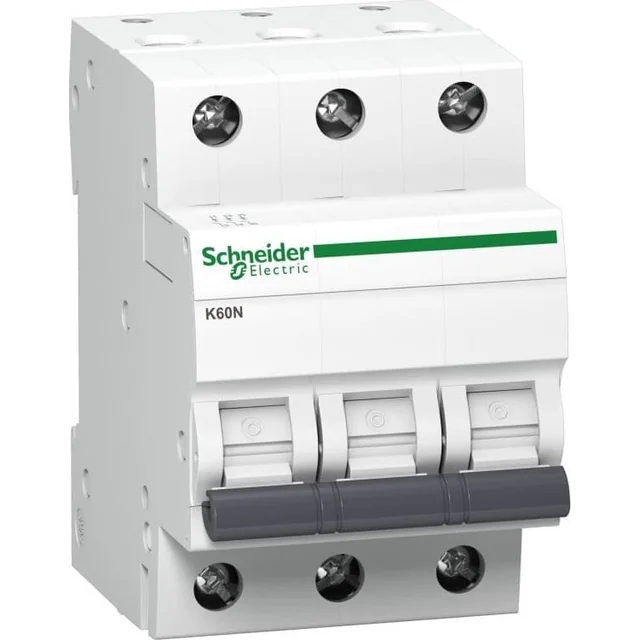 Schneider Electric har valt 3P B 63A 6kA AC K60N-B63-3 A9K01363