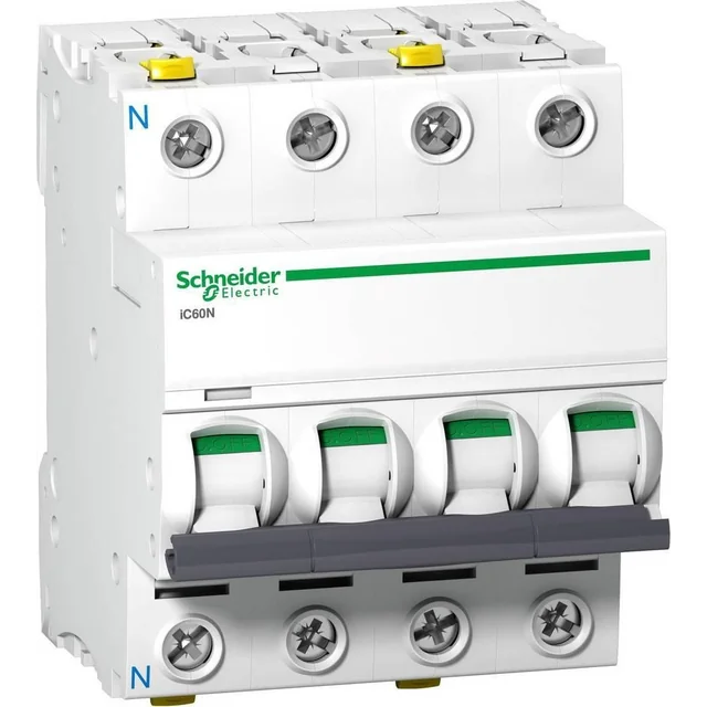 Schneider Electric har valt 3P+N C 20A 6kA AC iC60N-C20-3N A9F04720