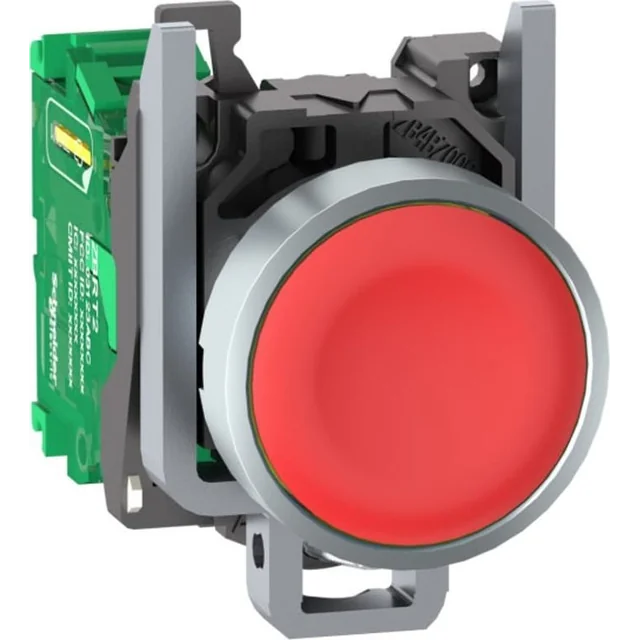 Schneider Electric Harmony XB4R Brezžična gumbna glava brez baterije z oddajnikom Red Metal ZB4RTA4