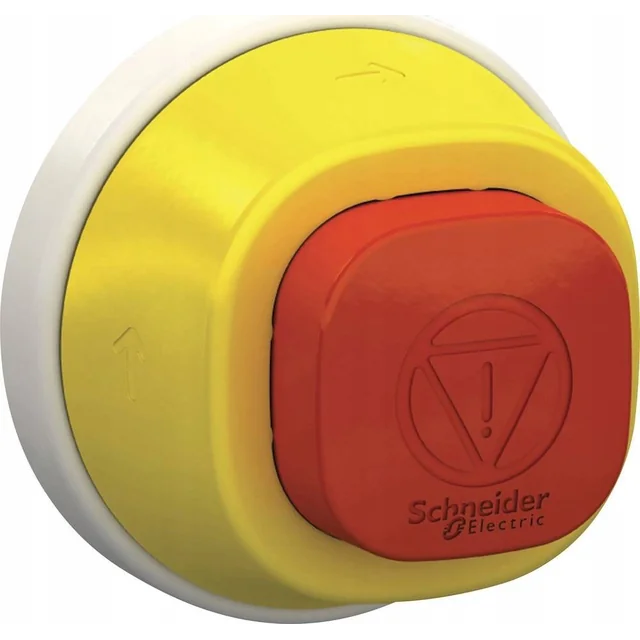 Schneider Electric Harmony XB5 Capul butonului pentru oprire de urgență Estop iluminare din spate 24V ZB5AS84W2B