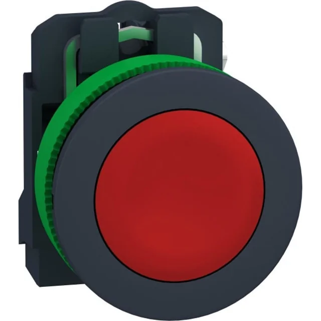 Schneider Electric Harmony XB5 Plakana plastmasas poga. sarkans fi30 automātiska atgriešana bez atzīmes 1R XB5FA42