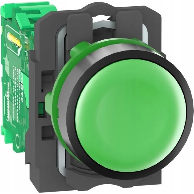 Schneider Electric Harmony XB5R Cap buton fără fir și fără baterie cu transmițător Plastic verde ZB5RTA3