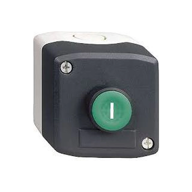 Schneider Electric Kaseta sterownicza 1-otworowa przyciskiem zielony 1Z (XALD102)