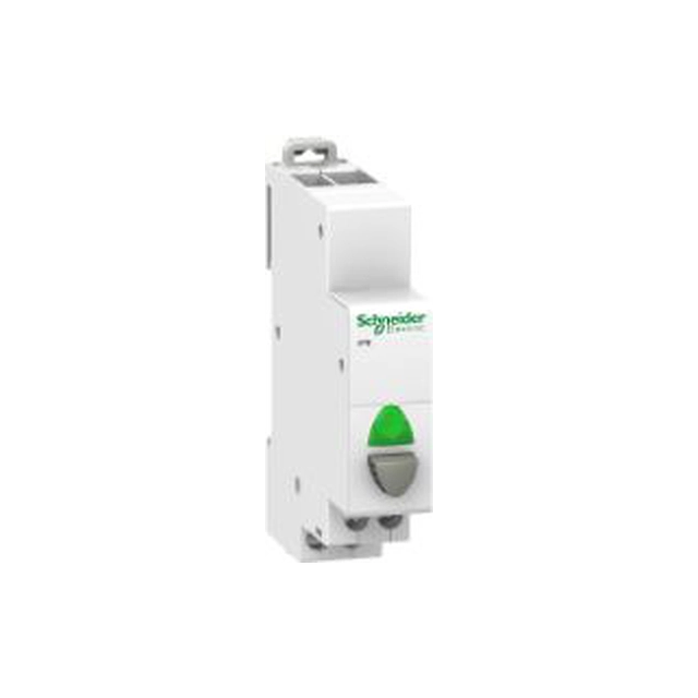Schneider Electric Modulaarinen painike 20A 1Z vihreällä merkkivalolla iBP (A9E18036)