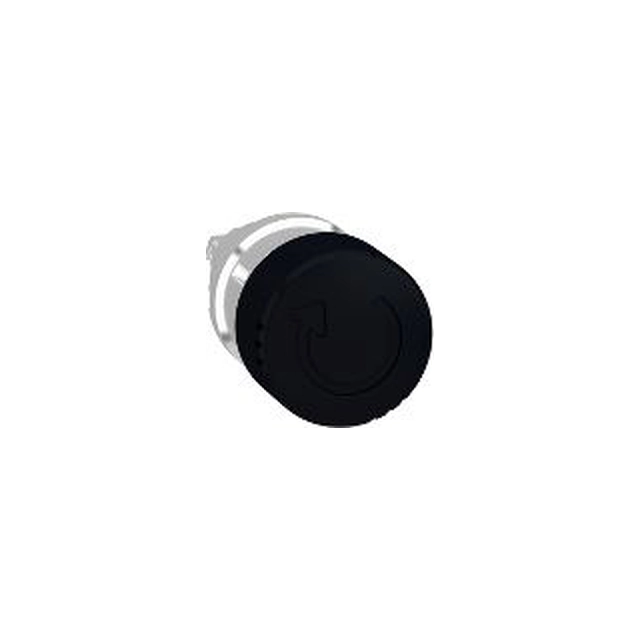 Schneider Electric Mushroom button Ø30 black rotation without backlight metal plain (ZB4BS42)