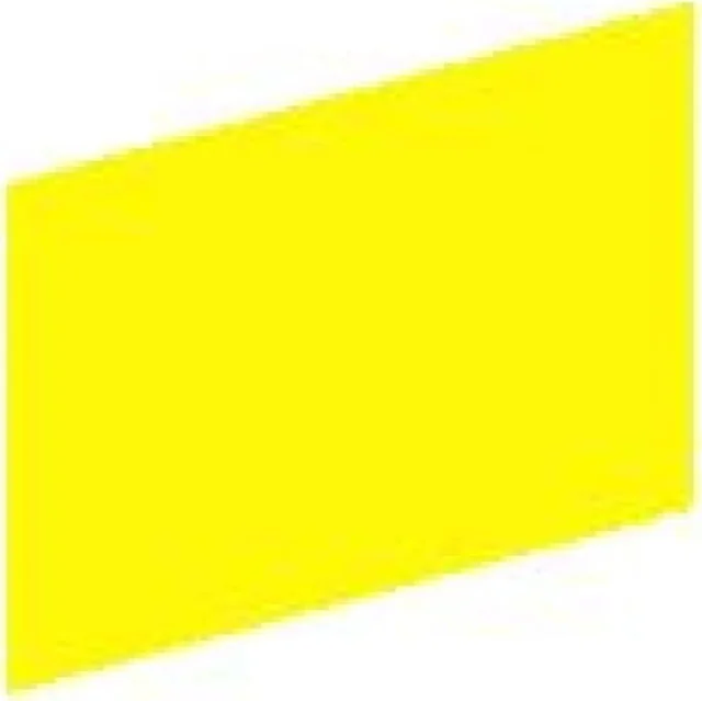 Schneider Electric Plaque signalétique rectangulaire jaune 19x27mm sans impression ZBY5102