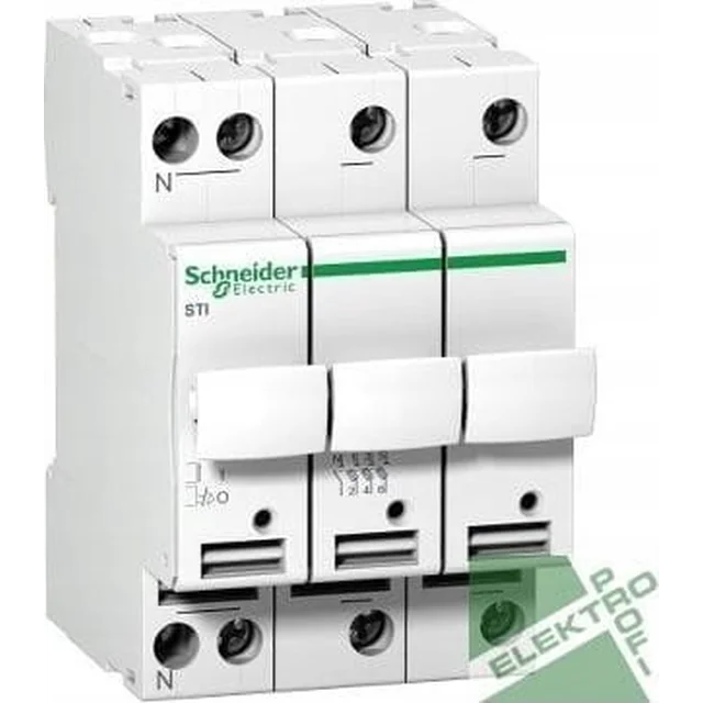 Schneider Electric Podstawa bezpiecznikowa STI 3P+N 500V A9N15658