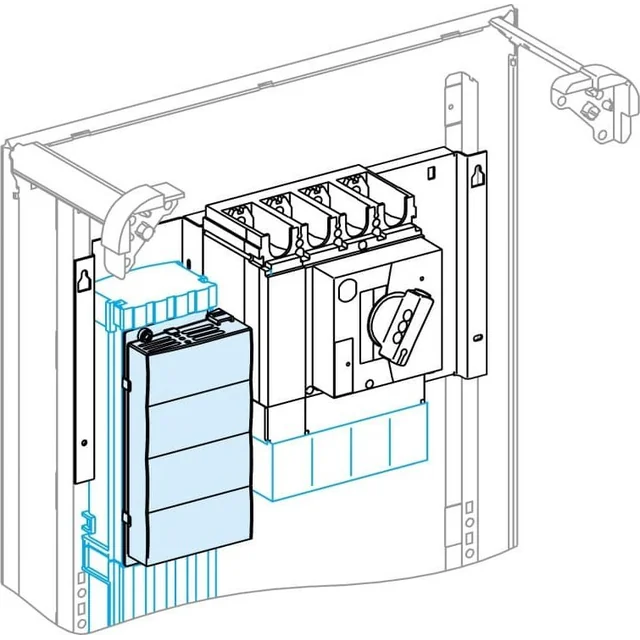 Schneider Electric Prisma Plus, G и P система, универсален захранващ блок, 630A LVS04074