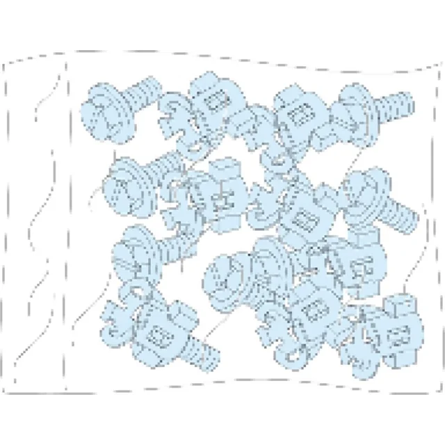 Schneider Electric Prisma Plus, P sustav, 20 vijci+krilaste matice za sabirnice.Linergy LVS08921