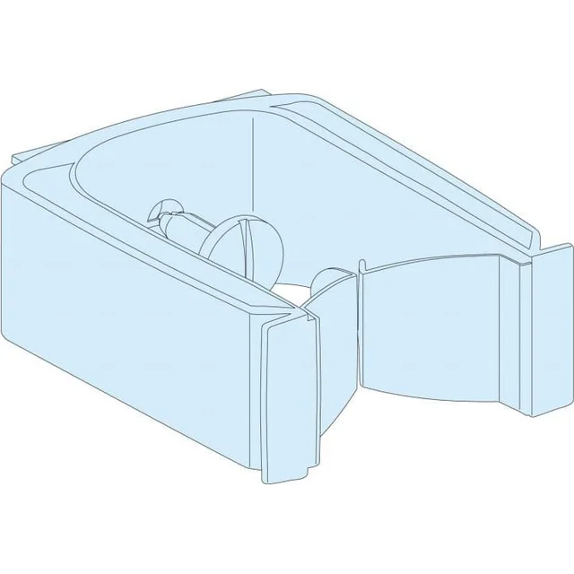 Schneider Electric Prisma Plus, System G и P, 12 кабелни връзки, вертикални LVS04262