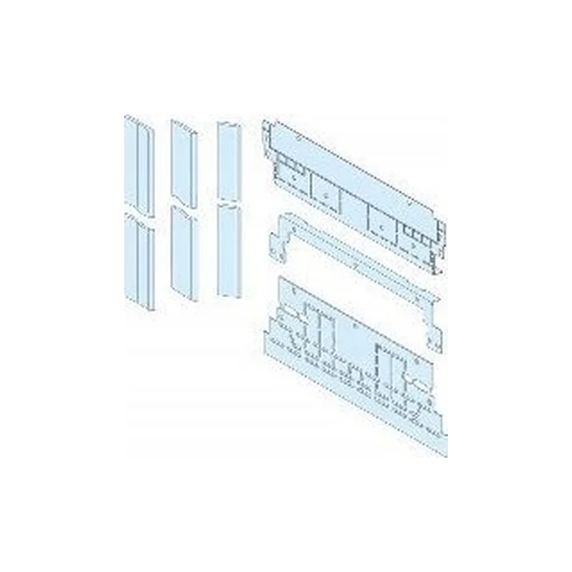 Schneider Electric Prisma Plus, System P, barreira lateral para grades laterais verticais, formato 2 LVS04922
