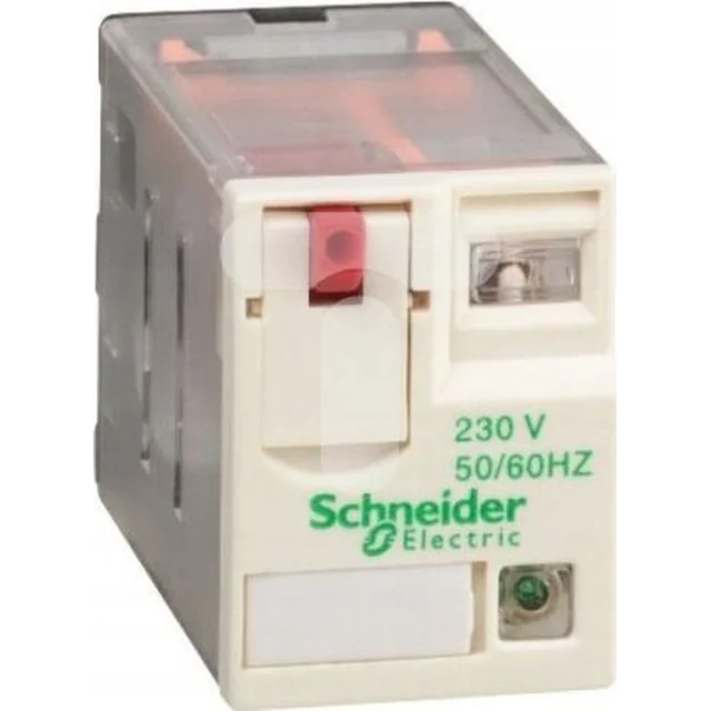 Schneider Electric Prozekaźnik wtykowy miniaturowy -Zelio RXM, 3 styki przełaczne, 230 V AC -diodi LED RXM3AB2P7