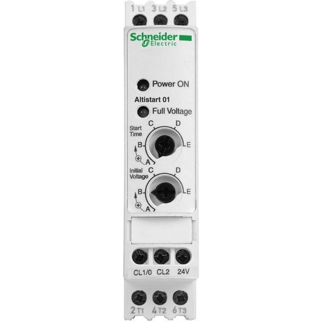 Schneider Electric Softstart 1/3-fazowy 110-480VAC 6A 0,75/1,1/3 230400V Altistart (ATS01N106FT)