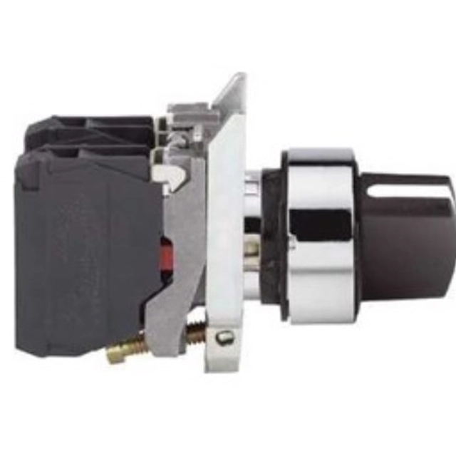 Schneider Electric Switch 2 position knob 22mm 1Z without self-return black XB4BD21