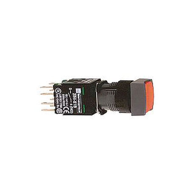 Schneider Electric vadības poga 16mm sarkana ar atsperi 1Z 1R (XB6CA45B)