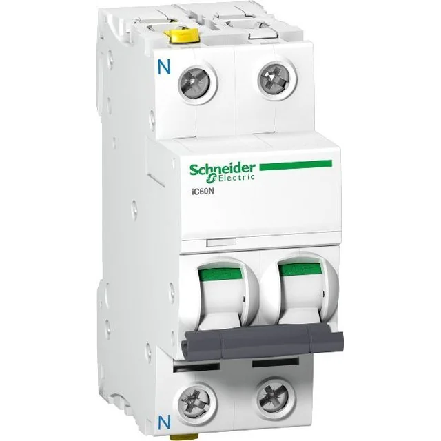 Schneider Electric Wyłącznik nadprądowy 1P+N C 0,5A 6kA AC iC60N-C0,5-1N A9F04670