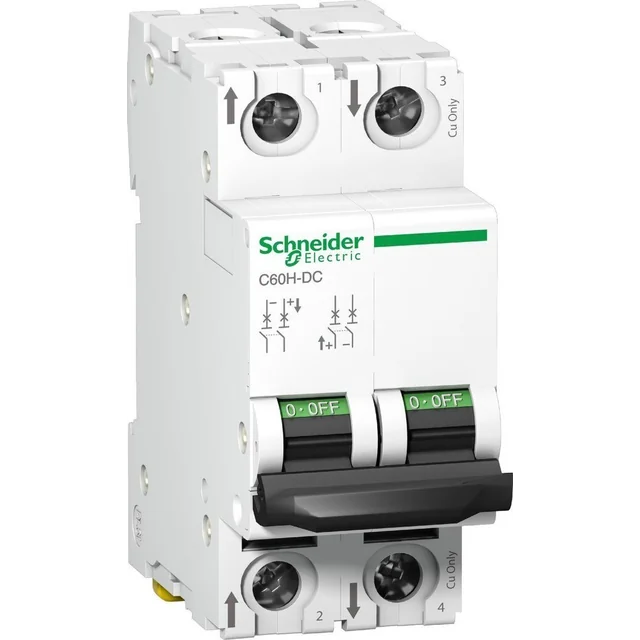 Schneider Electric Wyłącznik nadprądowy 2P C60H-DC-C1-2 A9N61521