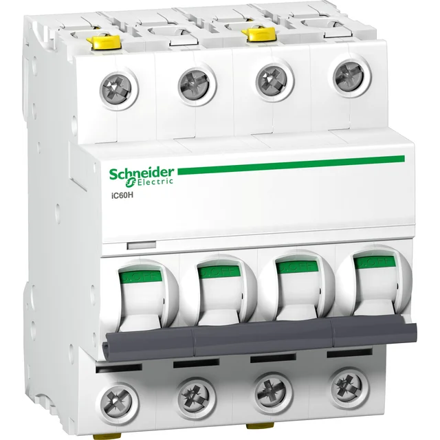 Schneider Electric Wyłącznik nadprądowy 4P C 10A 10kA AC iC60H-C10-4 A9F07410