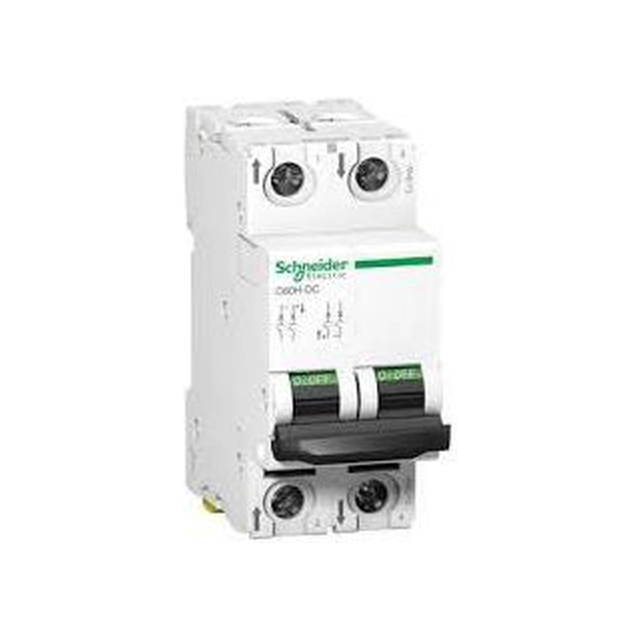 Schneider Electric Wyłącznik nadprądowy C60H 2p 63A caratteri C (A9N61539)