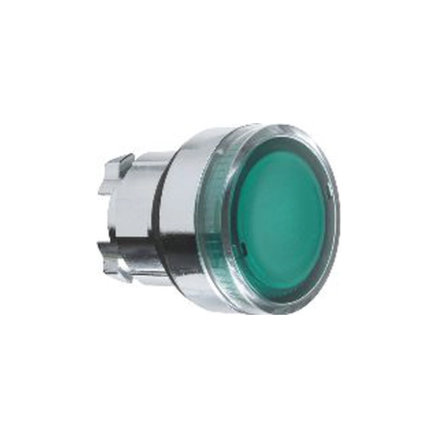 Schneider Electric zaļo pogu piedziņa ar fona apgaismojumu un pašatgriešanos (ZB4BW33)