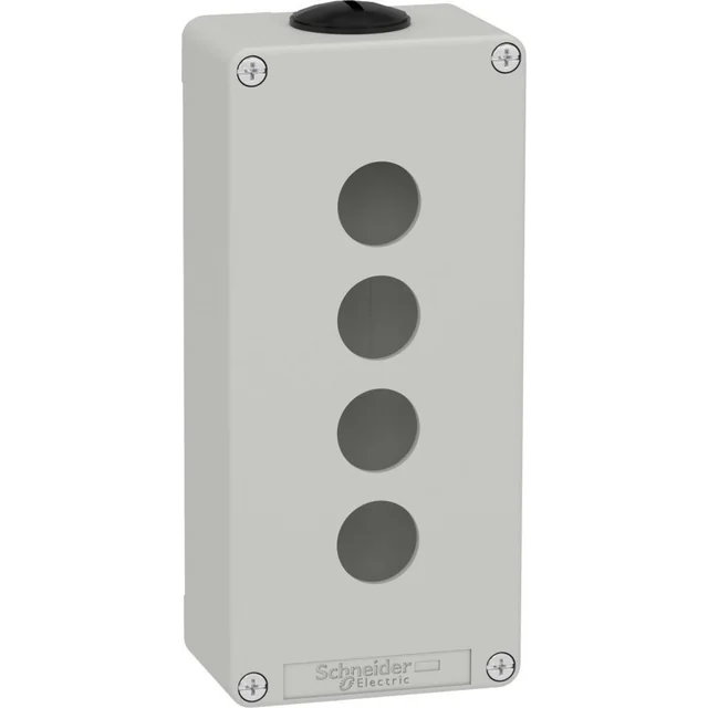 Schneider Harmony XAP Caja de control vacía gris 4 agujeros XAPD3204