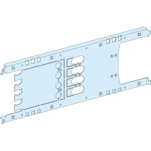 Schneider Prisma Plus, sistema P, piastra di montaggio, azionamento rotativo NSX100-250, motore, 4P LVS03414