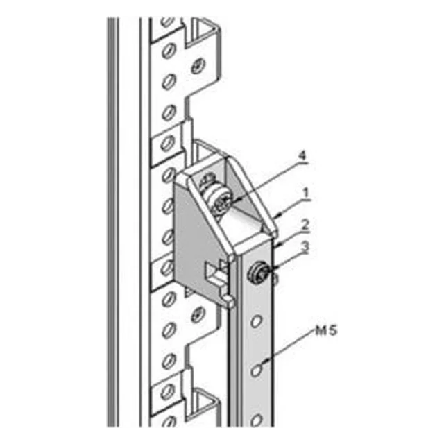 SCHROFF Kit de împământare SCHROFF pentru bucle, 440 mm, 19