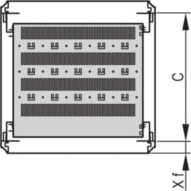 SCHROFF Полиця SCHROFF VARISTAR 19, макс. 75 кг і глибина 600 мм