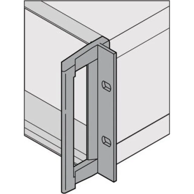 SCHROFF SCHROFF RatiopacPRO 19 mounting bracket with handle, retrofit mounting, 4 HU