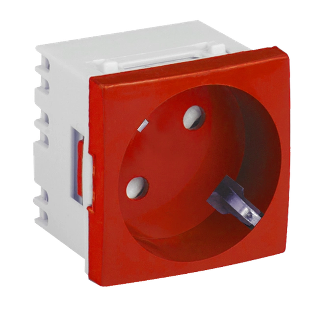 Schuko modular socket with grounding - DLX