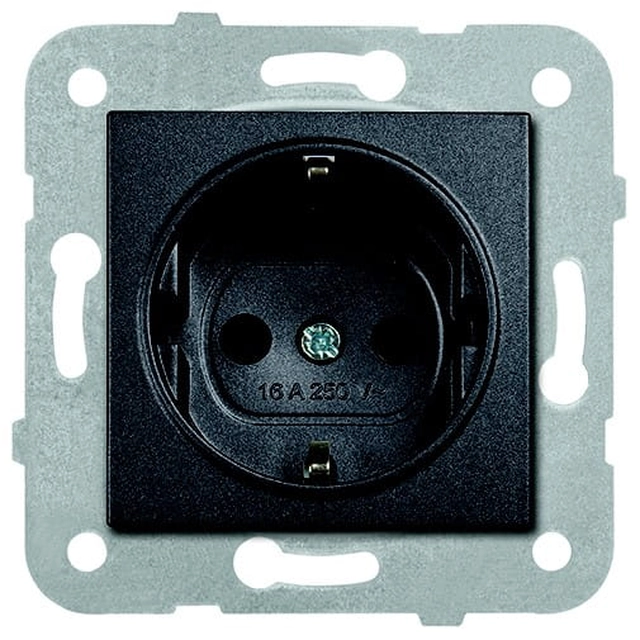 SCHUKO socket Viko Panasonic Novella black