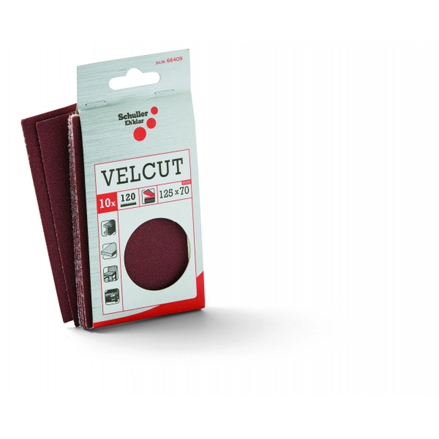 Schuller Velcut Velcro abrasive zr 120 - 10 pcs