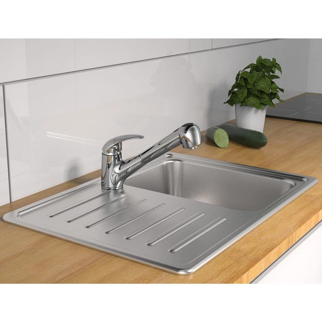 SCHÜTTE ALBATROS mitigeur lavabo avec bec extractible, chrome