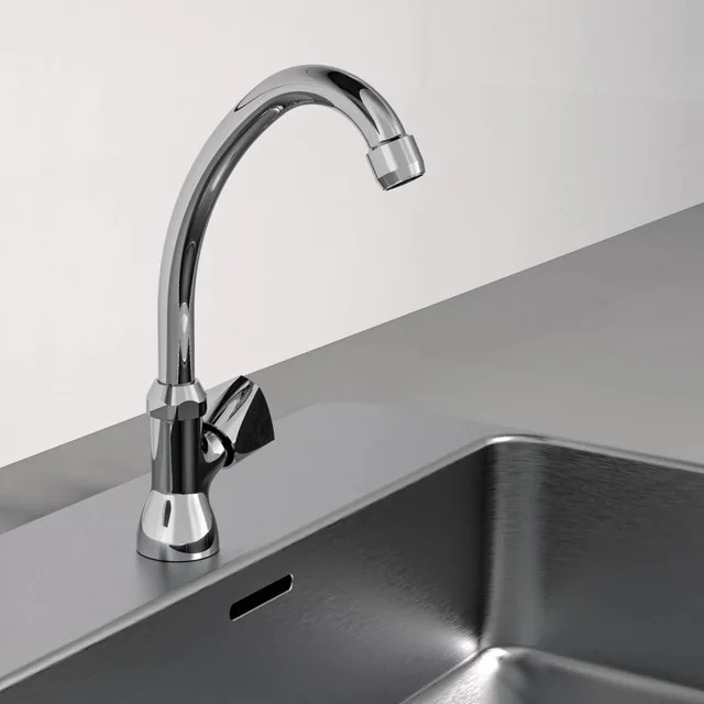 SCHÜTTE CARNEO cold water tap, swivel, chrome