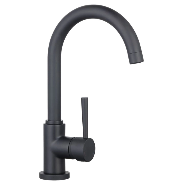 SCHÜTTE CORNWALL kitchen mixer with mixer, black