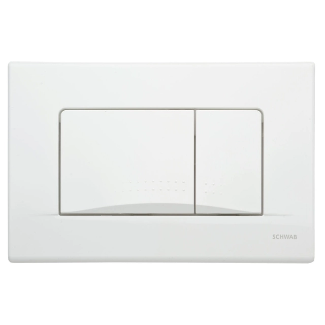 Schwab Dots duo flush plate white