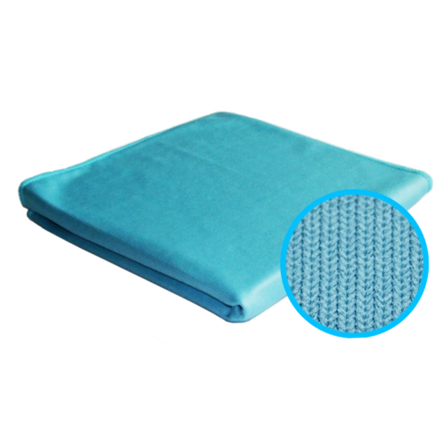 Ścierka mikrofaza niebieska do szyb 40x40 cm CleanPro 358660