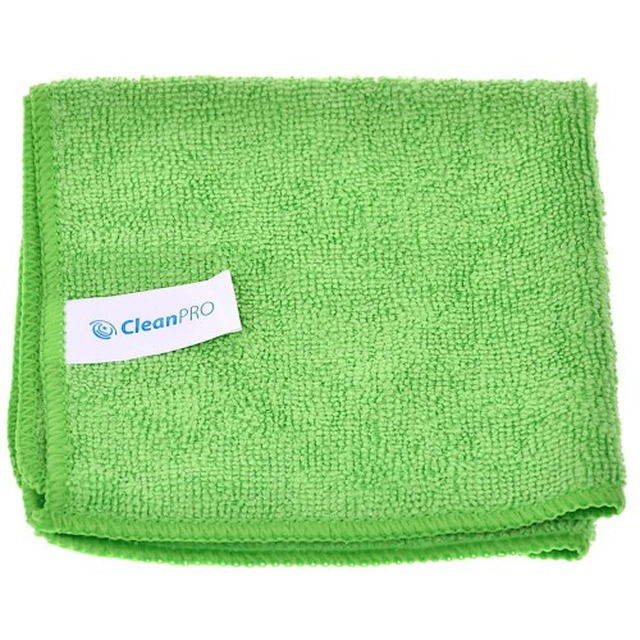 Ścierka z mikrofazy Ultra Soft zielona - 30cm x 30cm (200gr) CleanPRO 404254