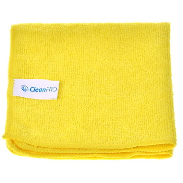 Ścierka z mikrofazy Ultra Soft żółta - 30cm x 30cm (200gr) CleanPRO 404255