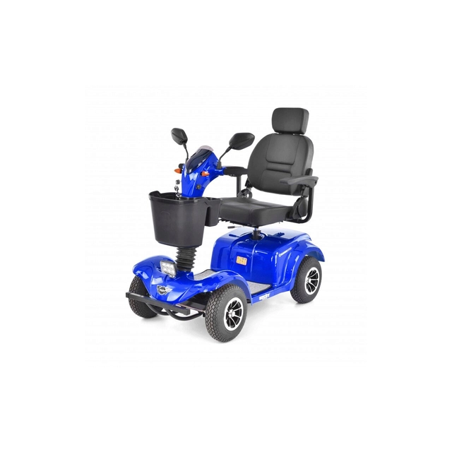 Scooter elétrica Hecht wise motor azul 500w velocidade máxima 15 km h para pessoas com mobilidade reduzida