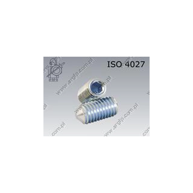 Screw clamp. 6-kt/st M 6× 6-45H oc.B ISO 4027