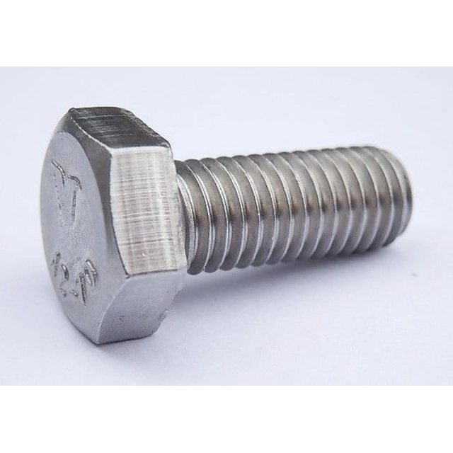 Screw M10x25 + nut M10 flange, stainless