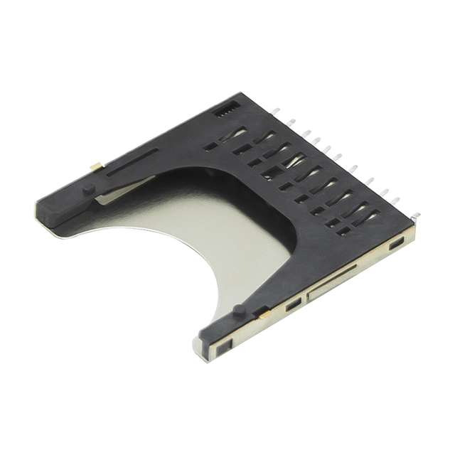 SD card slot for PCB mounting