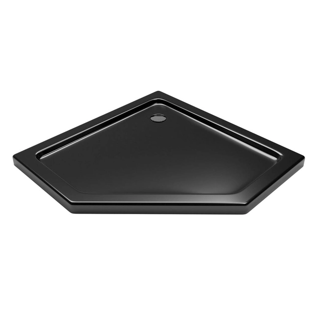 Sea-Horse 90 x 90 pentagonal shower tray, black