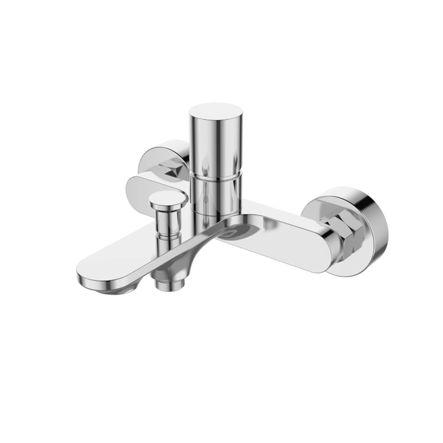 Sea-horse Bluo bath mixer without shower, chrome wall