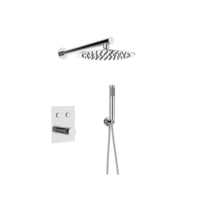 Sea-Horse Ove concealed shower head chrome