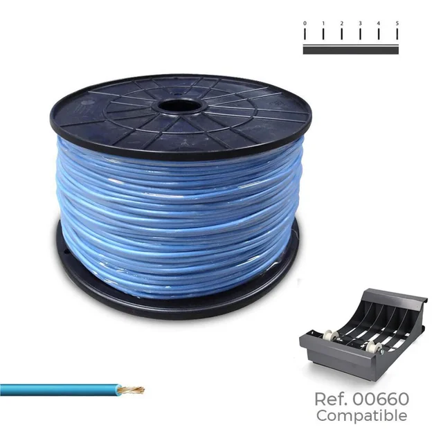 Sediles Electric Cable h07z1-k Blue 1,5 mm 500 m