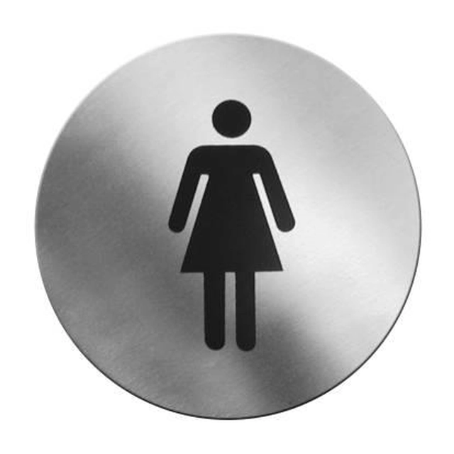 Self-adhesive information plate - women