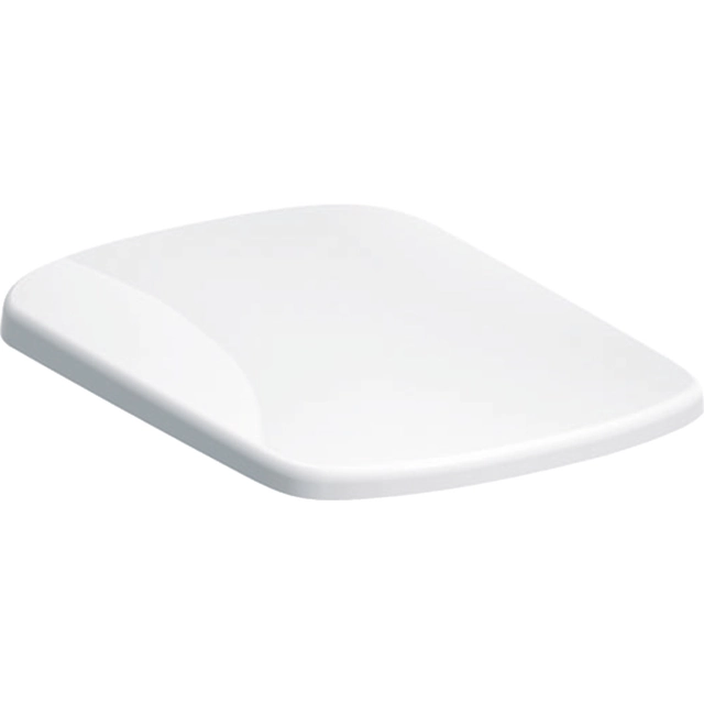 Selnova Compact toilet seat, top-mounted, geometric shape, slow-close, overlapping toilet seat cover, antibacterial