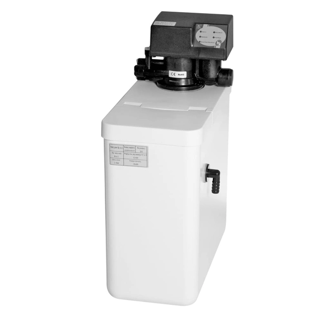 Semi-automatic water softener